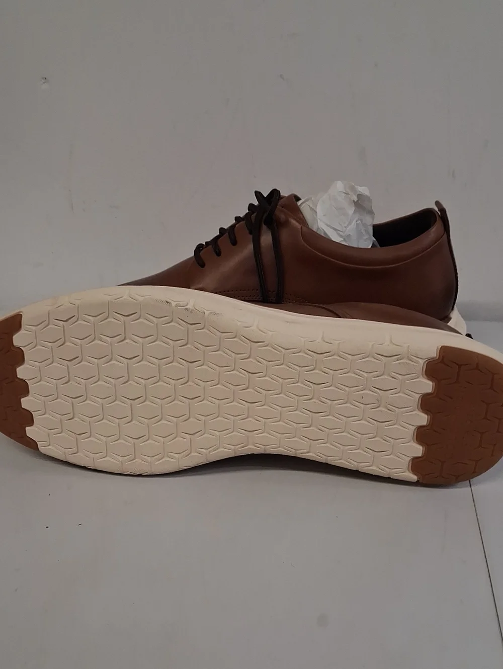 NWOT Mens Cole Haan Brown Leather Oxford Shoes Sz. 15W